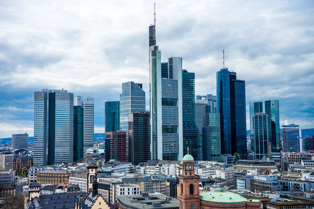 frankfurt, main, skyline
