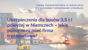 ubezpieczenie GmbH transport Niemcy